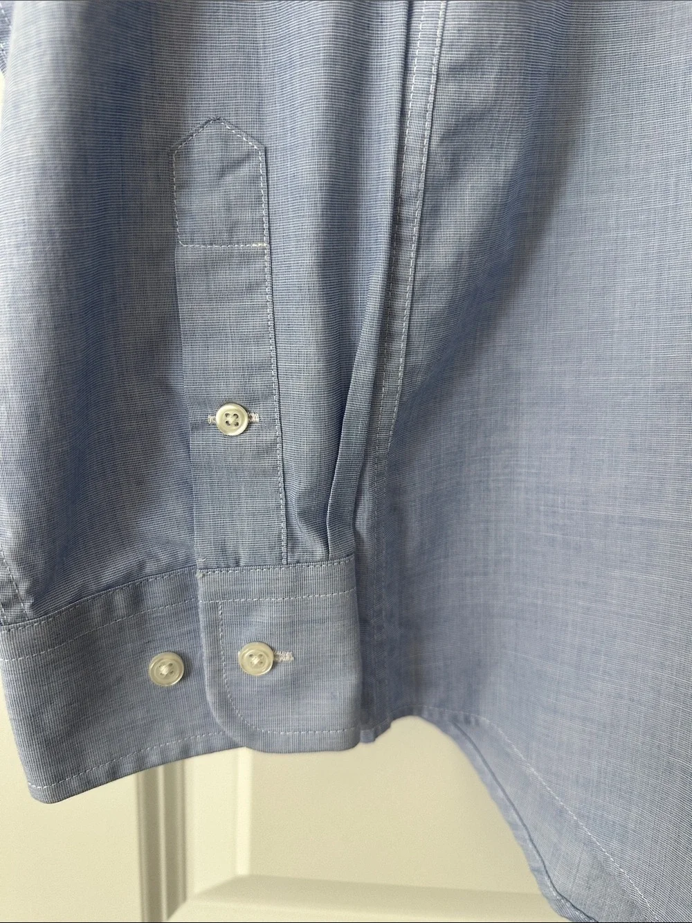 Blue Ralph Lauren Button Down Shirt, Size 18.